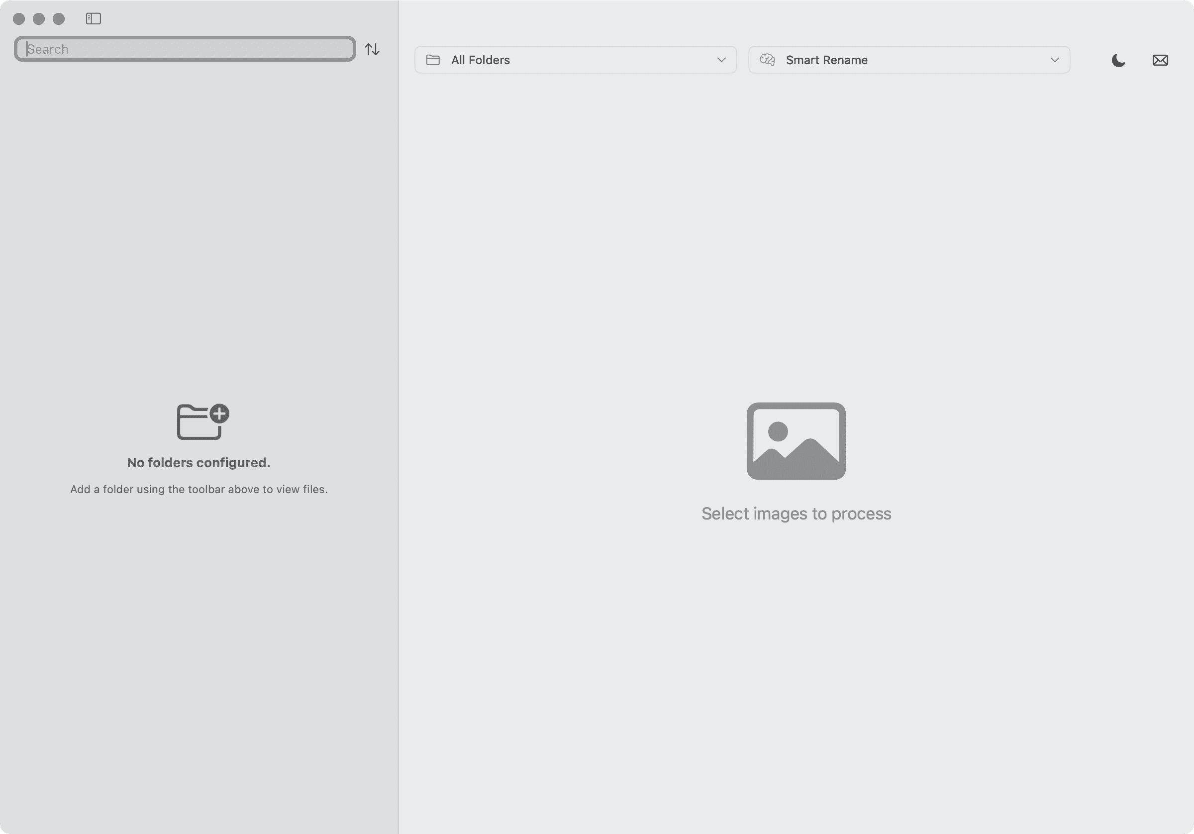 App launch screen